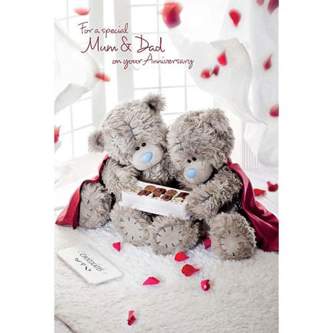 Mum and Dad Anniversary Me to You Bear Card £2.49